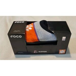 FOCO Men's Vibrant Orange and Gray Casual Socks